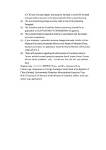 English Foreign Investment Approval letter Page: 3