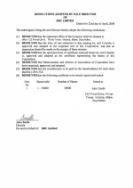 Seychelles_Resolution-of-first-shares-allotment Page: 1