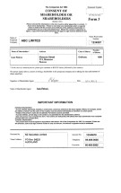 New-Zealand_Consent-of-shareholder-or-shareholders-Form-3 Page: 1