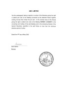 Gibraltar_Consent-of-Members Page: 1