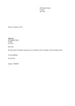 St. Lucia_Director Consent Letter Page: 1