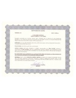 Costa Rica_Stock Certificate 1 Page: 1