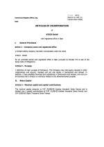 Switzerland _Articles of Incorporation Page: 1