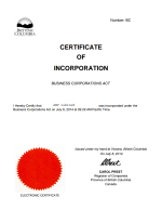 Canada_BC_Certificate of Incorporation Page 1 Shot