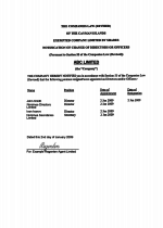Cayman-Island_Notification-of-change-of-directors-or-officers Page 1 Shot