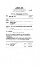 New Zealand_Consent and certificate of director or directors of proposed company (Form 2).pdf Page: 1