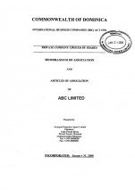 Dominica_Memorandum and Articles of Association.pdf Page: 1
