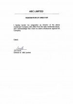 Belize_Director Resignation letter.pdf Page: 1