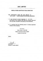 Belize_Resolution effecting the change director.pdf Page: 1