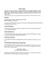 Cayman Island_Minutes of the first meeting of the directors.pdf Page: 1