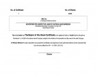 Share Certificate- Bearer Page: 1