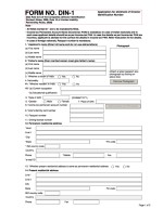 India_Form DIN 1 Page: 1