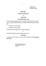 Switzerland_Public Deed of Incorporation Page: 1
