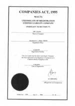 Malta_Certificate of Incorporation Page 1 Shot