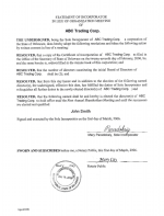 USA_Statement-of-Incorporator-in-Lieu-of-Organization-Meeting Page 1 Shot